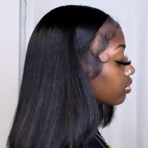 Lashes And Lipgloss, Face Lashes, Flat Iron Hair, Iron Hair, Girl Braided Hairstyles, Baby Hairs, Flat Iron Hair Styles, Natural Hair Styles Easy, Silk Press