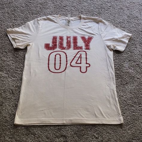 4th Of July Graphic Tee - Medium Nwot Pet Free/Smoke Free Home July 4th Shirts, 4th Of July Shirts Vinyl, Shirts Vinyl, 4th Of July Shirts, Embroidery Shirt, Shirt Embroidery, Cricut Maker, Heat Press, Fourth Of July