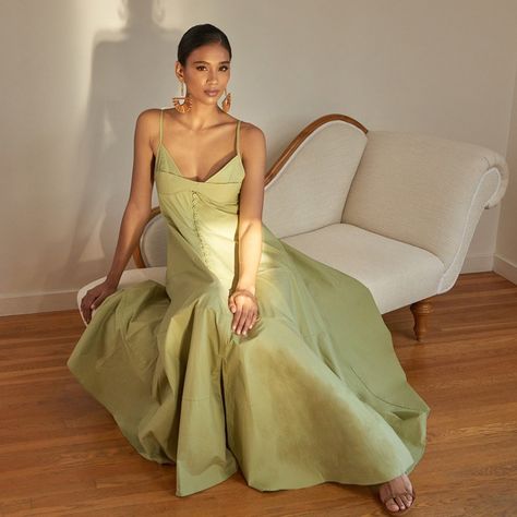 Elegant, Yet Chic Paneled Maxi Dress Features A Full Skirt, Embellished Bust And Button Front Detail. Zip Back Closure And Adjustable Spaghetti Straps. Maxi Length. Sage Color 100% Cotton Poplin Imported Length Approx. 52" Model Is 5'9" And Wears Size Small As Seen On Www.Shopceme.Com Mismatched Sage Green Bridesmaid Dresses, Pistachio Bridesmaid Dress, Bright Green Bridesmaid Dresses, Italy Wedding Guest Dress, Engagement Party Dress For Guest, Quinceanera Guest Dresses, Light Green Dresses, Wedding Guest Dress Spring, Party Dress Codes