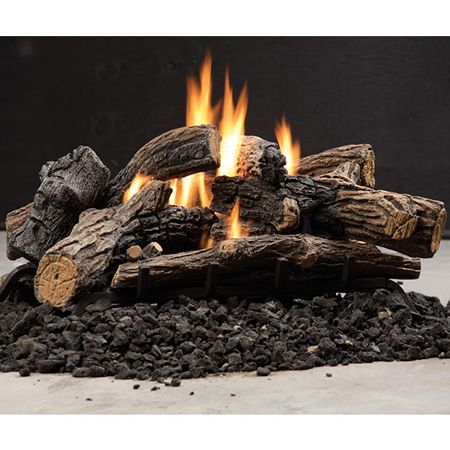 Ventless Gas Logs, Zero Clearance Fireplace, The Kingsman, Glowing Embers, Masonry Fireplace, Gas Fireplaces, Gas Log Sets, Free Gas, Oak Logs