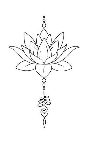 Lotus Flower Outline, Tattoo Stencil Designs, Chest Tattoo Stencils, Mother Tattoos For Children, Cute Henna Designs, Lotus Tattoo Design, Tattoo Outline Drawing, Aries Tattoo, Mother Tattoos