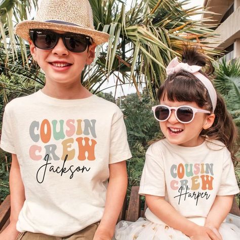 Foreverygift Cousins Shirts, Cousin Crew Shirts, Natural Kids, Cousin Crew, Monogram Shirts, Boho Kids, Nature Kids, Adulting Shirts, Mens Long Sleeve Tee