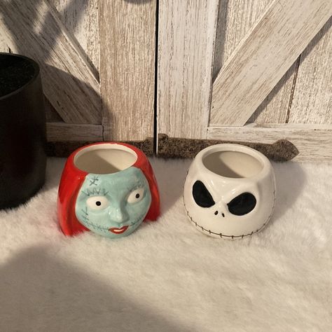 Nightmare Before Christmas Jack Skellington & Sally Mini Cups Ceramic New With Tags Smoke Free Home Please Message Me If You Have Any Questions Prior To Purchasing. Bundles And Reasonable Offers Welcome! Mondaythursday Purchases Same Day Or Next Day Shipping. Fridaysunday Purchases Ship On Monday. Halloween Decor, Seasonal, Home Decor, Target Bullseye Playground, Target Dollar Spot, Htf, Vintage, Tiered Trays, Farmhouse, Rustic, Poison, Hocus Pocus, Witch, Ghost, Trick Or Treat, Gift Nightmare Before Christmas Pottery, Monday Halloween, Tim Burton Disney, Mickey Mouse Cups, Holiday Popcorn, Target Bullseye Playground, Nightmare Before Christmas Gifts, Mini Cups, Ghost Trick