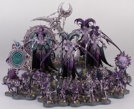 Daemons Of Slaanesh, Slaanesh 40k, Slaanesh Art, Hedonites Of Slaanesh, Warhammer 40k Necrons, Chaos Game, Chaos Daemons, Ben Johnson, Stormcast Eternals