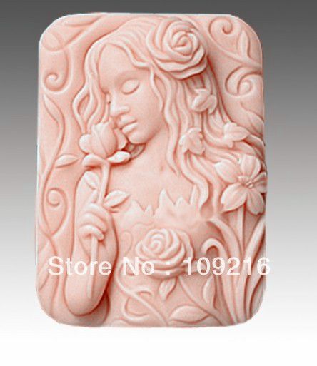 Aliexpress.com : Buy Free shipping!!!1pcs Flower Girl (50077) Silicone Handmade Soap Mold Crafts DIY Mold from Reliable Silicone Soap Mold suppliers on Silicone DIY Mold and  Home Supplies Store $12.99 Soap Sculpture, Soap Carving, Chocolate Candy Molds, Rose Girl, Handmade Chocolates, Diy Silicone Molds, Craft Molds, Candy Molds, Diy Soap