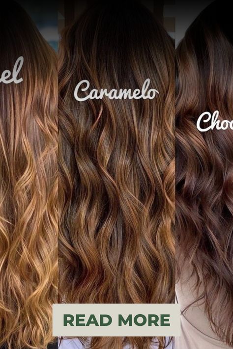 Caramel balayage hairstyles feature a beautiful blend of warm caramel tones seamlessly woven into the hair for a natural, sun-kissed effect. This technique creates a soft gradient, with lighter caramel highlights typically concentrated towards the ends of the hair, while the roots maintain a deeper, richer shade. The result is a stunning, multidimensional look that adds depth and movement to the hair, making it ideal for various hair lengths and textures. This style is perfect for those seeking Rooted Caramel Balayage, Caramel Balayage Highlights, Balayage Hairstyles, Soft Gradient, Sun Kissed Hair, Caramel Balayage, Caramel Highlights, The Roots, Elevate Your Look