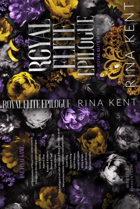 Rina Kent Book Cover, Book Cover Printable, Book Reading Journal, Royal Elite, Rina Kent, Book Reading, Mini Book, Reading Journal, Mini Books