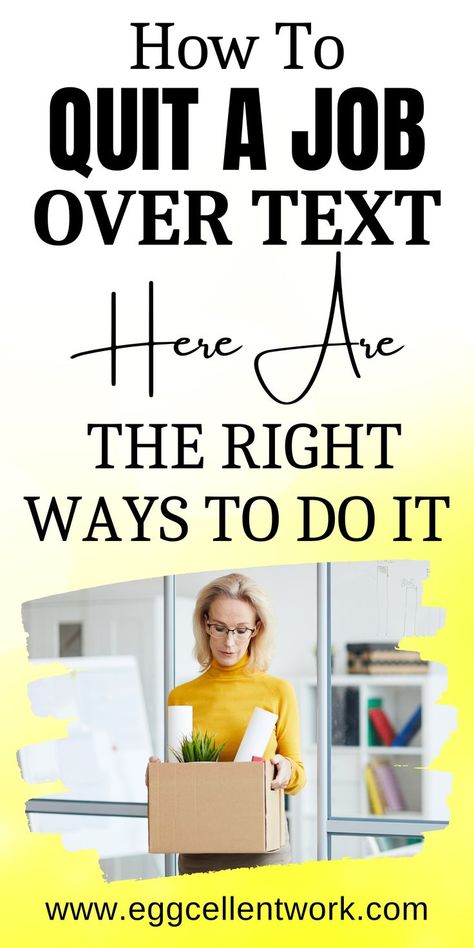 Almost everyone quits a job at least once in his or her lifetime. However, not all people do it by telephone call or text message. Telephonic or text quitting might be the best method for you, but you may wonder if it’s an acceptable tactic. Here’s some information about how to quit a job over text or telephone and how proper those methods are. Telephone Call, Quitting Job, Quit Your Job, Career Planning, Quitting Your Job, Blogging Advice, Best Careers, Career Success, Career Growth