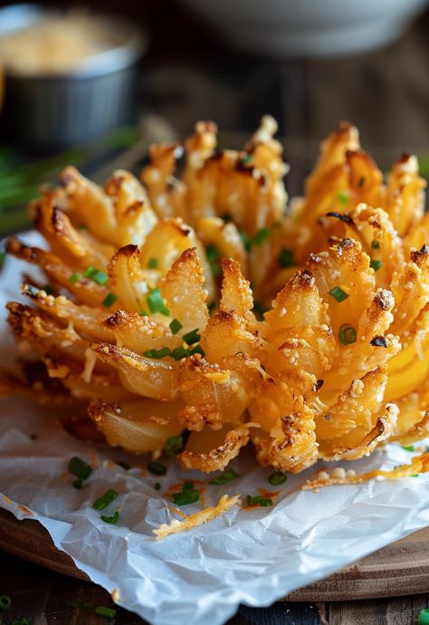 Learn How to Cook Air Fryer Blooming Onion Recipe For Free | Recipes You'll Love, Made Easy! Blooming Onion Recipe Air Fryer, Air Fryer Blooming Onion, Blooming Onion Recipe, Blooming Onion Recipes, Recipe Air Fryer, Blooming Onion, Cooks Air Fryer, Easy Air Fryer, Onion Recipes