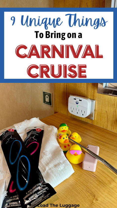 9 unique things to bring on a Carnival Cruise vacation.  These are specific to Carnival. Carnival Cruise Glory, Must Have Cruise Items, Carnival Legend Cruise Ship, Cruise Essentials For Kids, Carnival Mardi Gras Cruise Tips, Cruise Hacks Carnival, Carnival Cruise Hacks, Carnival Paradise Cruise Ship, Carnival Cruise With Kids