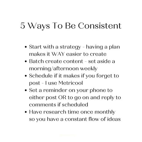 Which is better? Posting 5 times weekly or twice? The algorithm FAVOURS one of those … Consistent posting is BETTER than frequency I’ve shared my tips for how to be more consistent in the slides 📌 Save this post for when you need it 📌 Type CONTENT if you want the guide How To Be Consistent, Be Consistent, Weekly Schedule, Which Is Better, Slides, How To Plan, Quick Saves