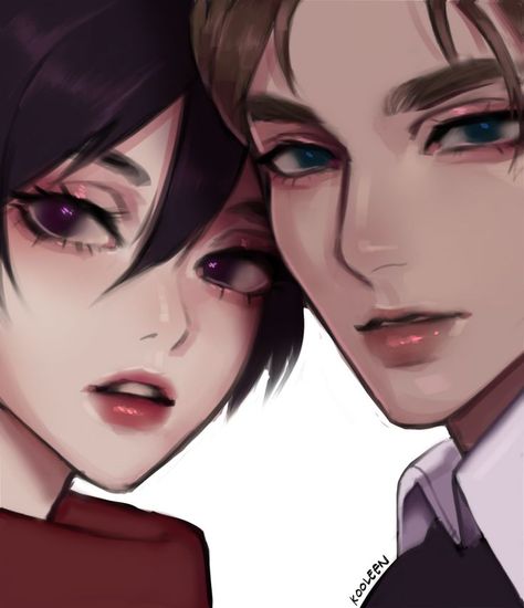 Big Eyes Art, Eren And Mikasa, Digital Art Beginner, Anime Cover Photo, Korean Art, Art Style Inspiration, Sketchbook Inspiration, Realistic Art, Anatomy Art