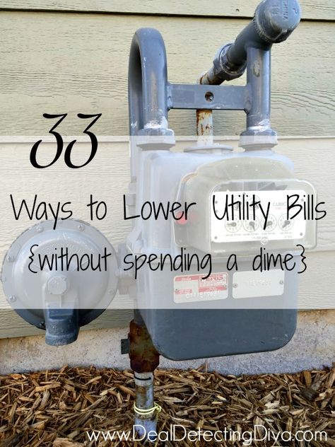 33 Ways to Lower Your Utility Bills – Without Spending a Dime Lower Bills, Gas Bill, Utility Bill, Energy Saving Tips, Budget Saving, Savings Plan, Frugal Living Tips, Frugal Tips, Saving Ideas