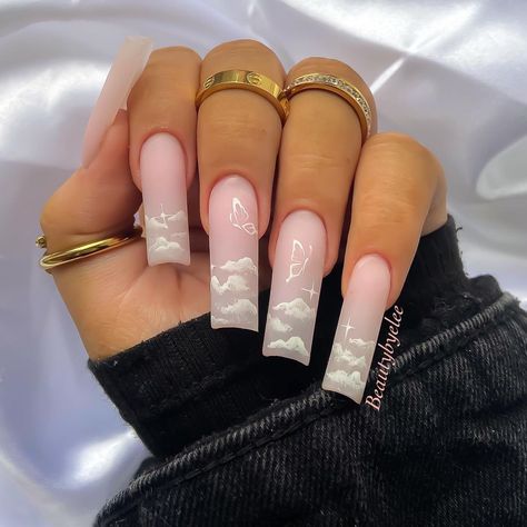 Palm Nails, Angel Nails, Gel Paint, Fake Nails Designs, Summer Nail Designs, Acrylic Toe Nails, Spring Acrylic Nails, Polish Art, Nail Polish Art