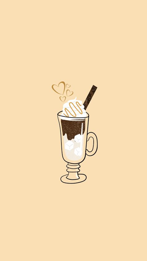 Cold Coffee Drawing, Cappuccino Wallpaper, Ice Cream Shake, Coffee Concentrate, Paper Duck, Coffee Ice, Coffee Drawing, Milk Shakes, Milk Shake