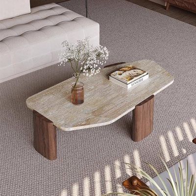 Features: Spefications:Dimensions:Assembly:Warranty: | Aurora Craft Natural marble cave stone tea table living room Brown, Genuine Marble | ARSR1060_100851853_100851854 | Wayfair Canada Marble Coffee Table Small Living Room, Marble Waterfall Coffee Table, Stone Wood Coffee Table, Wood And Stone Coffee Table, Coffee Table Accessories Ideas, Free Form Coffee Table, Travertine Coffee Table Living Room, Stone Coffee Table Living Room, Stone Table Design