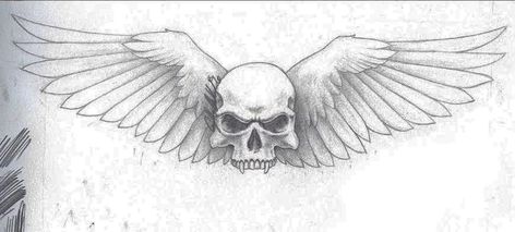 Skull With Wings Tattoo, Pencil Tattoo Design, Candle Tattoo Design, Wings Tattoo Design, Bats Tattoo Design, Skull With Wings, Pencil Tattoo, New Zealand Tattoo, Candle Tattoo