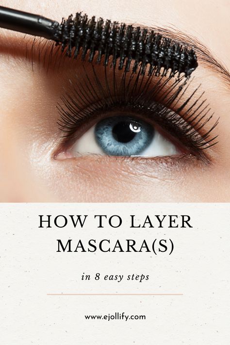 Best Smudge Proof Mascara, Mascara Routine, Mascara Tutorial, Best Waterproof Mascara, Smudge Proof Mascara, Clear Mascara, Mascara Application, Trick Words, Short Lashes