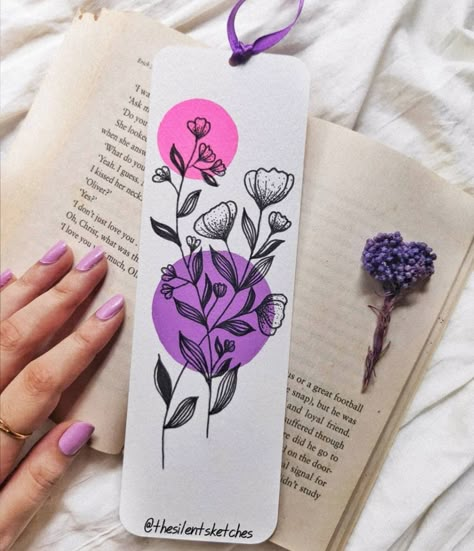 Boho Art Bookmark, Book Mark Watercolor, Cute Bookmark Ideas, Boho Bookmarks, Bookmarks Ideas, Cards Drawing, Book Cover Page Design, Christmas Cards Drawing, Book Bookmark