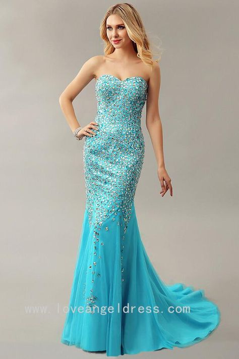 Tiffany Blue Prom Dress, Rhinestone Prom Dress, Bling Prom Dresses, Court Train Prom Dress, Prom Dress Strapless, Grad Dresses Short, Grad Dresses Long, Prom Dress Pictures, Prom Dresses 2016