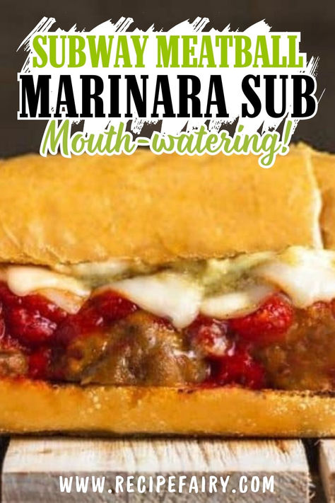 Craving Subway's Meatball Sub? Try this easy Copycat Recipe at home! Quick, delicious, and perfect for lunch, it's a family favorite that'll have everyone asking for seconds.