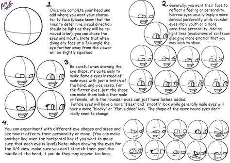 Head Proportions & Faces: A quick tutorial on drawing faces on a simple head. (Drawn by Starla's Art Studio YT) Head Structure Drawing Reference, Alt Head Drawing Tutorial, Head Shape Sketch, Basic Head Shape Drawing, Slightly Turned Head Drawing, Drawing Proportions, Drawing Body Poses, Human Body Anatomy, Human Drawing