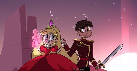 Star Butterfly Fanart, Star X Marco Fanart, Starco Comic, Princess Star, Scary Animals, Camping Quotes, The Forces Of Evil, Downtown Disney, Disney Xd