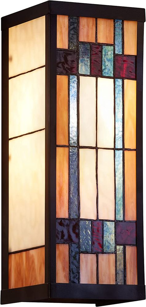 River of Goods Art Deco Stained Glass Outdoor Light Fixture - 16.25"H - Decorative Porch Light - Faye - - Amazon.com Stained Glass Outdoor, Outdoor Light Fixture, Art Deco Stained Glass, Porch Light, Outdoor Flush Mounts, Outdoor Light Fixtures, Outdoor Light, Mission Style, Porch Lighting