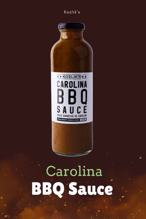 Bring the taste of authentic Southern barbecue to your table with Kozlik's Carolina BBQ Sauce! This tangy and smoky sauce is perfect for marinating, grilling, or dipping your favorite meats. Crafted with a balance of sweet and savory flavors, it adds a rich, mouthwatering finish to ribs, pulled pork, chicken, and more. Elevate your BBQ game with this delicious Carolina-style sauce! Carolina Bbq, Carolina Bbq Sauce, Bbq Games, Pork Chicken, Sweet And Savory, Bbq Sauce, The Taste, Pulled Pork, Gourmet Recipes