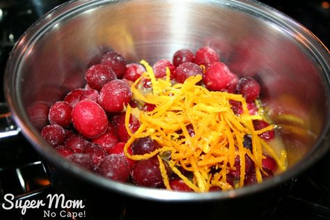 This Best Ever Homemade Cranberry Sauce is super simple to make and tastes so much better than ready made store bought! #cranberrysauce #Thanksgiving Homemade Cranberry Sauce Recipe, Homemade Cranberry Sauce, Cranberry Sauce Recipe, Fruit Compote, Cranberry Sauce Homemade, Sauce Pan, Cranberry Sauce, Sauce Recipe, Holiday Specials