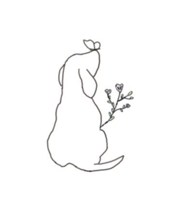 Puppy Outline Tattoo, Dog With Butterfly Tattoo, Dog And Butterfly Drawing, Dog Tattoo Flowers, Australian Shepherd Tattoo Outline, Aesthetic Dog Tattoo, Sleeping Dog Tattoo, Minimalist Dog Tattoo Line Drawings, Dog Tattoo Fine Line