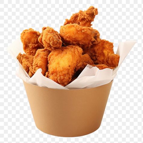 Food White Background, Chicken Bucket, Chicken Png, Wings Png, Background Elements, Creative Room, Paper Food, Popcorn Bucket, Food Png