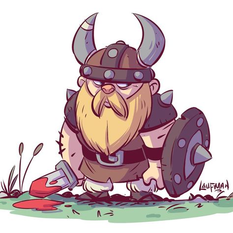 Derek Laufman, Viking Character, Animated Cartoon Characters, Knight Art, Game Character Design, Mascot Design, Character Sketch, Cartoon Character Design, Book Art Drawings