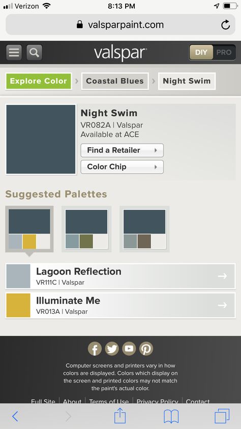 Mom Bathroom, Cabinet Wall, Front Porch Design, Night Swimming, Color Chip, Bar Room, Porch Design, Coastal Blue, Wall Color