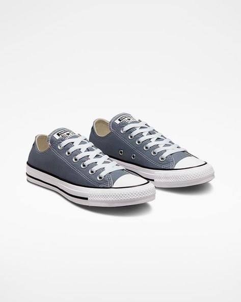 Unisex Converse Chuck Taylor All Star Seasonal Colour Low Top Lunar Grey | Converse Australia Grey Converse, Jack Purcell, Kids Converse, Chuck 70, Converse Sneakers, Converse Chuck Taylor All Star, Sneakers Online, Season Colors, Chuck Taylor All Star