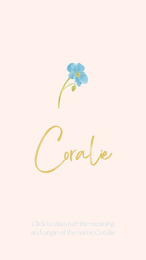 Discover the meaning and origin of the name Coralie. Uncommon Baby Boy Names, Nature Inspired Names, Uncommon Baby Names, Names For Girls, Elegant Names, Popular Baby Names, Latin Word