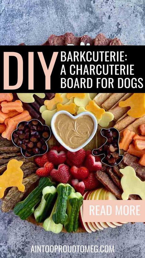 Dog Theme Charcuterie, Charcuterie For Dogs, Charcuterie Board Ideas For Dogs, Charcuterie Board For Dogs, Dog Charcuterie Board Ideas, Dog Menu Ideas, Charcuterie For Beginners, Barkcuterie Boards For Dogs, Barkuterie Board For Dogs