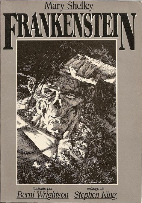 Bernie Wrightson; Éditions Albin Michel, 1984 Frankenstein Film, Frankenstein Book, 007 Casino Royale, Bernie Wrightson, The Modern Prometheus, Frankenstein Art, Mary Shelley Frankenstein, Victor Frankenstein, Monster Book Of Monsters