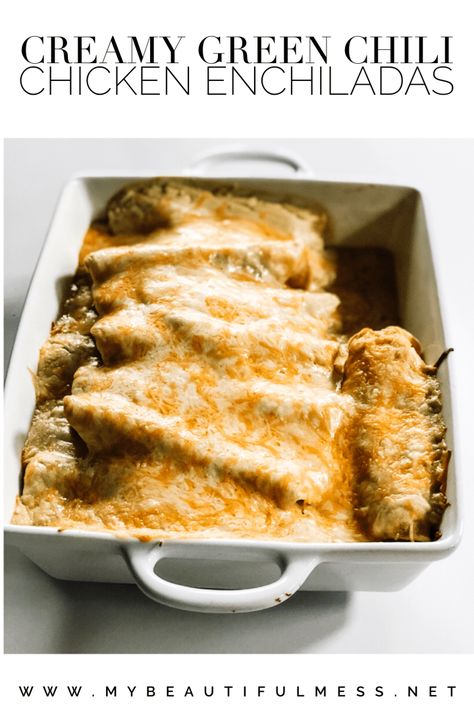 Chicken Green Chili Enchiladas, Best Green Chili Chicken Enchiladas, Creamy Green Chili Chicken Enchiladas, Chicken Enchiladas Green Chili, Green Chilli Chicken Enchiladas, Chicken Green Chili, Green Chili Chicken Enchiladas Corn Tortillas, Chili Chicken Enchiladas, Green Chili Chicken Enchiladas