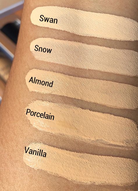 Concealer Swatches, Born This Way Concealer, Foundation Swatches, Foundation For Dry Skin, Too Faced Peach, Makeup List, Makeup Shades, Perfume Collection Fragrance, Concealer For Dark Circles