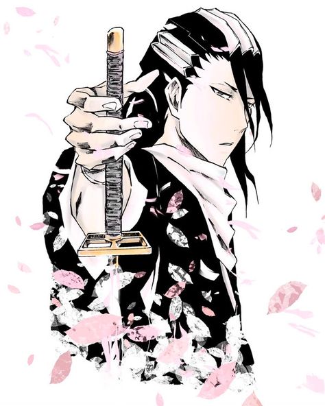 Bleach Manga Colored, Bleach Bankai Manga, Byakuya Kuchiki Tattoo, Byakuya Bleach, Byakuya Kuchiki Bankai, Byakuya Bankai, Byakuya Kuchiki Manga, Bleach Byakuya Wallpapers, Bankai Tattoo