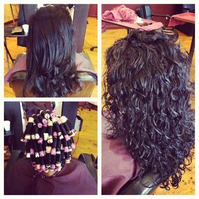 Loose curl perm...now if mine would just come out like this in perms I'd be ecstatic! Perms Before And After, Loose Spiral Perm, Spiral Perms, Loose Curl Perm, Hair Perms, Body Wave Perm, Long Hair Perm, Spiral Perm, Wave Perm