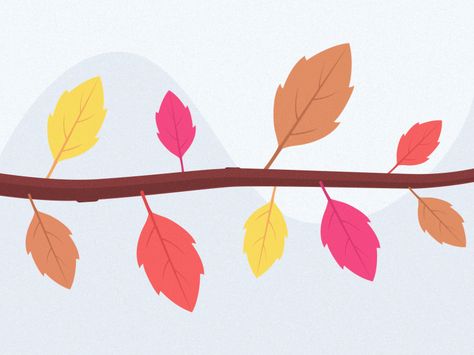 Leaf Animation, Leaves Animation, Fall Animation, Jumping In Leaves, Autumn Gif, Happy Stickers, Autumn Colors, Motion Graphics, Fall Colors