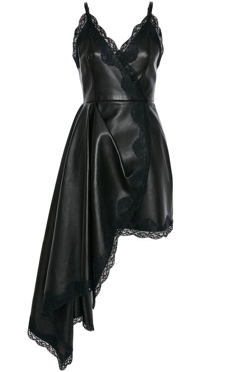 Dress Png, Black Alexander Mcqueen, Cami Mini Dress, Alexander Mcqueen Dresses, Draped Midi Dresses, Thrift Flip, Leather Mini Dress, Mini Cami Dress, Cotton Midi Dress