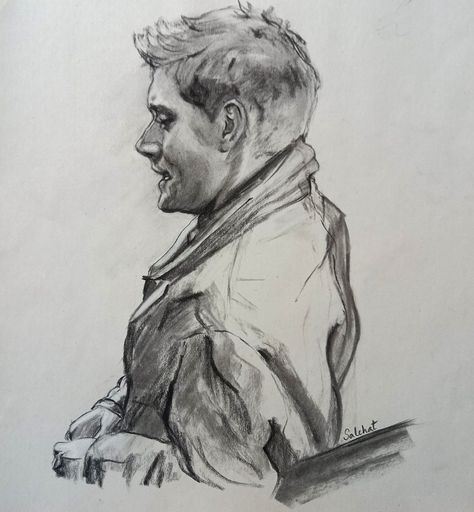 Dean Winchester Drawing Sketch, Supernatural Fan Art Drawings, Dean Winchester Drawing, Supernatural Sketches, Dean Winchester Fanart, Supernatural Drawings, Supernatural Fan Art, Supernatural Art, Sell My Art