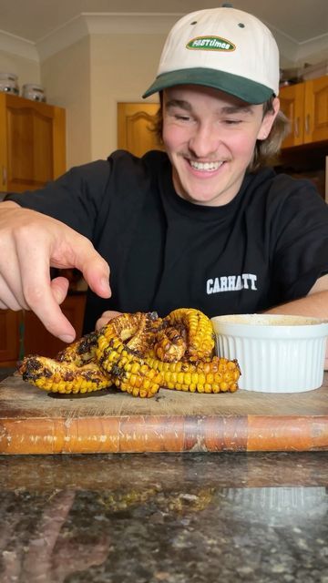 Tom 🇦🇺 on Instagram: "Air Fryer Corn Ribs- - - - #itscorn #corn #cornribs #foodporn #airfryer #foodgram #explorepage" Parmesan Cheese Dip, Recipes For Company, Air Fryer Corn, Corn Ribs, Food Coma, Food Sides, Food Channel, Veg Recipes, Easy Food