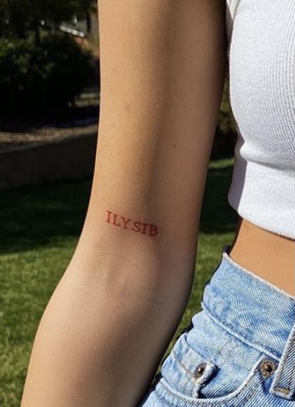 I Love You Say It Back Tattoo, Ilysm Tattoo, Ilysb Tattoo, I Love You Say It Back, I Love You Tattoo, Tattoo Dream, Box Tattoo, Love Yourself Tattoo, Cute I Love You