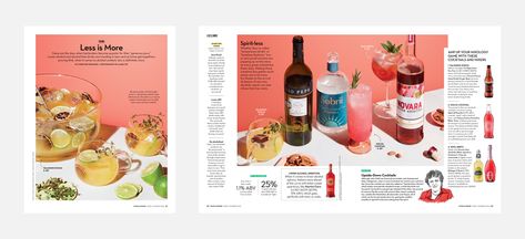 Food Editorial Design, Food Magazine Layout Design, Cocktail Magazine, Food Magazine Layout, Publication Inspiration, Food Editorial, 잡지 레이아웃, Graphic Layout, Hidden Agenda