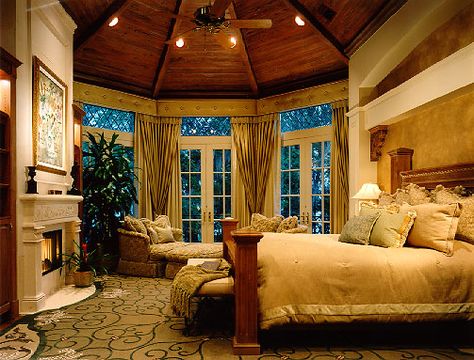 Huge Bedrooms, Large Bed, Luxury Bedroom Design, Bedroom Master, Man Room, Luxury Bedroom Master, Sunrooms, Luxury Bedroom, Dreamy Bedrooms