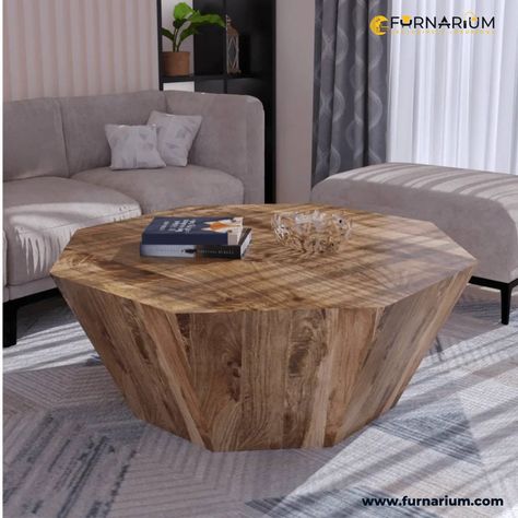 Add a touch of sophistication to your space with our exquisite Octagon Shape Wood Coffee Table crafted from premium solid wood. 🌳✨Transform your living room into a cozy retreat where style meets function with this elegant coffee table. Whether you're hosting gatherings or enjoying a quiet evening in, this piece is sure to enhance your home decor. 💫 #luxuryhome #solidwood #coffeetablestyle #coffeetime #ShopNow #octagonshapetable #ModernLiving #QualityFurniture #solidwoodfurniture #OctagonCoff... Living Room Bar Cabinet, Wood Folding Chair, Elegant Coffee Table, Luxury Coffee Table, Quiet Evening, Elements Design, Chic Lounge, Solid Wood Sideboard, Living Room Bar